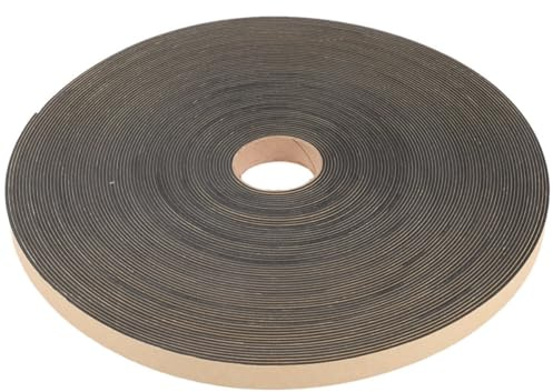 SEWACC Speaker Foam Pads Speaker Gasket Tape Brown Sponge Adhesive Pads Anti-vibration and Noise Reduction