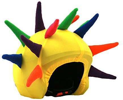 COOLCASC® Helmüberzug Universal - Kompatibel mit Fahrradhelm & Skaterhelm | Dehnbares Lycra passt auf jeden Helm, Einheitsgröße, personalisiere deinen Helm, einfach aufzuziehen, Geschenk Kinder