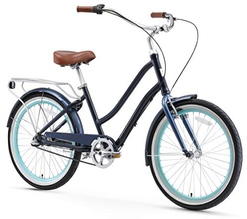 sixthreezero EVRYjourney Women's Beach Cruiser Bike, Step-Through Touring Hybrid Bicycle