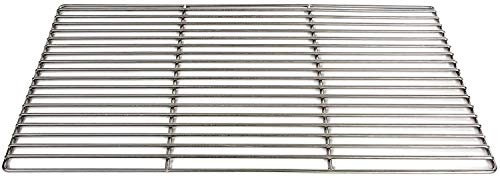 Massiver Grillrost 80 x 40 cm aus Edelstahl 6 mm rostfrei und elektropoliert