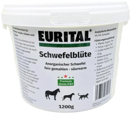 Eurital Schwefelblüte 1200g für Tiere