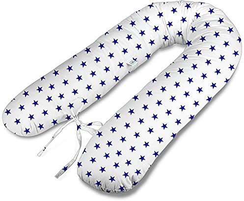 180cm Typ V XL Stillkissen Schwangerschaftskissen Lagerungskissen Seitenschläferkissen Handmade 100% Zertifizierte Baumwolle Geräuschlos ekmTRADE (2)