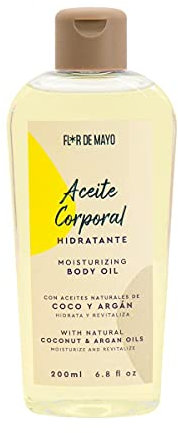 Flor de Mayo, Aceite Hidratante Corporal Argán y Coco 200ml