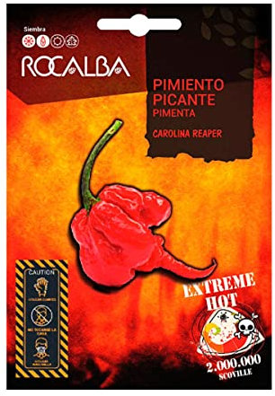 ROCALBA Semillas Pimiento Picante Carolina Reaper Rocalba