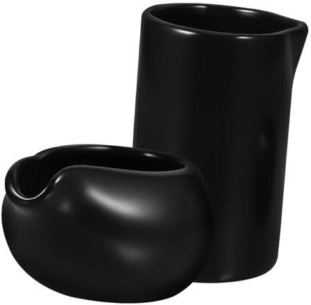 Cabilock Sauciere Keramik Bunt Sauciere Milchk?nnchen Set Keramik Milch Aufsch? Sahnekanne Milchgie? Milchkrug Saucensch? für Cppuccions Latte Espresso Art Soßenschale