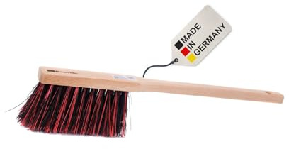 Profi Handfeger 43cm Lang dichte ArengaMix Borsten Handbesen Holzgriff Holz | Spezielle Borstenmischung AE-Mix, Für Groben und Feinen Schmutz, 430mm Lang, Gelocht zum Aufhängen