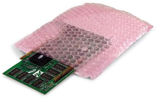 DENIOS Antistatische Luftpolsterbeutel, 250 x 350 mm, Stärke 100µ