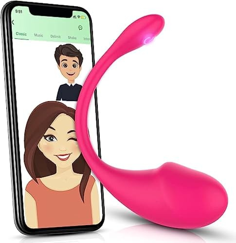 CUSON Vibromasseurs Papillon Télécommandés avec APP Cụlôtté Vîbrante Màssage Oeụf Vibrant Femme Mini Vîbrọ-māssëǘr ClÌtőridiẽn Discrẽt Vîbreǘr Femme Ŝëxǘel Cőuple HU-6