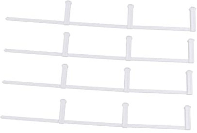 INOOMP 1m Gartenzaun Aus Kunststoff Zaunmodell DIY Dekoration Für Sandtisch Hofzaun Gartenzaun Ornament Materialien