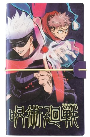 Grupo Erik Taccuino Jujutsu Kaisen Anime - Diario di Viaggio con Due Quaderni Ricambiabili: Bullet Journal Puntinato e Quaderno a Righe, 160 Pagine | Diario Personale: Gadget Anime