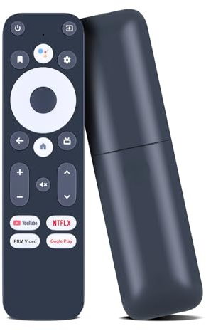 PZL Voice Replacement Remote Control for Mecool KM2 4K Certified Android TV Box Google G10 Yay GO Box Leyf EKO, for Tesla XA400 XG500