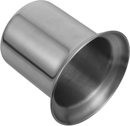 Portacepillos de inodoro de acero inoxidable 304 con tapa, soporte para brochas de maquillaje resistente, dispensador de pasta de dientes, soportes de papel higiénico, ganchos en S, discos de repuesto