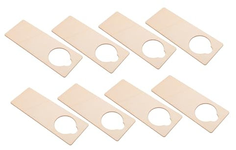 Veemoon 10stücke Holzschild Blanko Zum Aufhängen Diy Aus Naturholz Für Türdekoration Und Malerei-projekte Einfach Anzuwenden Gestalten