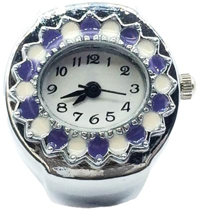 Generisch Beobachten Sie Ringe für Frauenfinger, Ringuhren für Frauen Finger | Präzise Ringuhr für Männer,Vintage Innovative Uhrenschmuck mit präziser Zeitmessung für Freunde und Kollegen