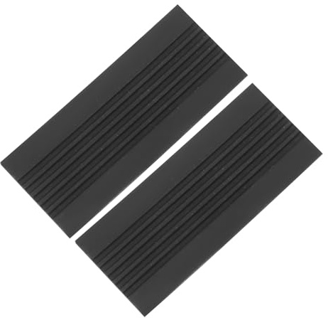Bassdrum Pedalpads 1 Paar Rutschfeste Silikon Pads Schwarz | Schlagzeug Setups und Auftritte, Stabilisierende Polster, Passend für Trommeln