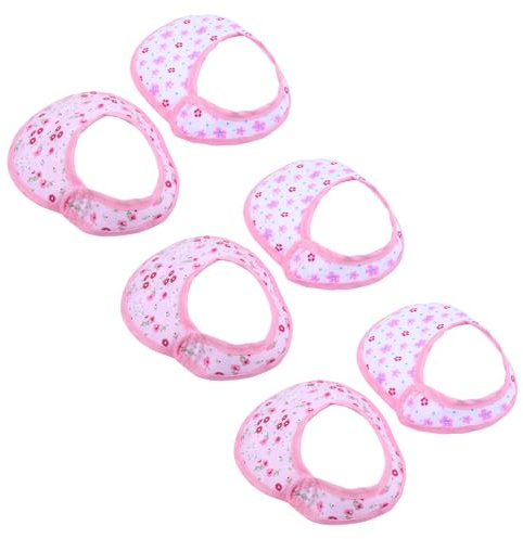 KICHOUSE Set 3 Bavaglini per Bambole 18 Pollici Accessori per L’Alimentazione e Asciugamano per Saliva Sciarpa di Saliva in Stoffa Colorata per Giochi di Ruolo
