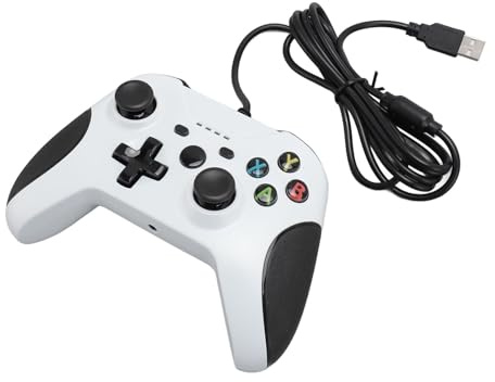 Yinhing Controller di Gioco Cablato per Serie S X Controller per Videogiochi Cablato Ad Alte Prestazioni con Funzione di Turbocompressione per Cuffie da 3,5 Mm Feedback Vibrazione Compatibile con