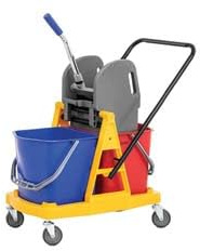 1 PZ CARRELLO LAVAPAVIMENTO MOCIO STRIZZATORE CLEAN HARD - lt.34 di capienza - cm.71x43x95h. NextradeItalia Mod.FERX.FERXXDENT