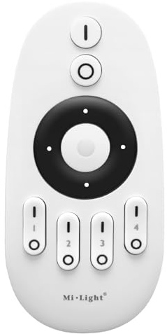 LIGHTEU, Miboxer 2,4 GHz RF Fernbedienung für Dual White Bulb oder Controller Nur kompatibel mit Miboxer Produkten, FUT007