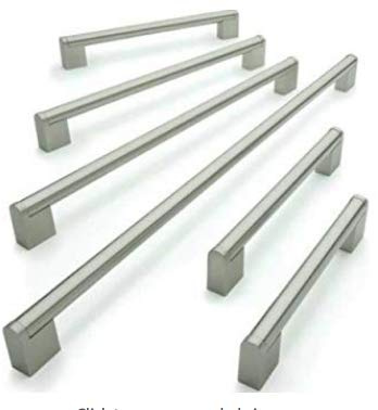 Tirador de acero inoxidable cepillado para armarios y cajones de cocina, barra Boss, 309mm