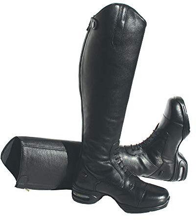 Rhinegold Riding Boot Elite Siena-Botas de equitación (3 (36), Unisex Adulto, Negro, Size 3 (EU36) -Calf 0