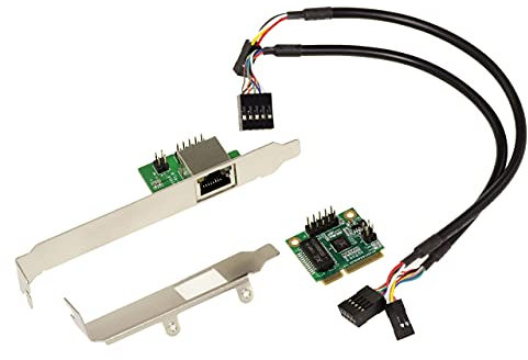 KALEA-INFORMATIQUE Tarjeta controladora de Red Mini PCI Express 1 Puerto ethernet LAN 2,5 GIGABIT con chipset Realtek RTL8125