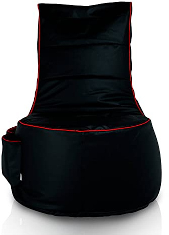 Italpouf Saccosäck Gaming Fåtölj , Sittsäck , för Barn och Vuxna , EPS-fyllning , för Playstation PS4 XBOX360 XboxOne Nintendo , Högkvalitativ , Vattentät , Certifierade