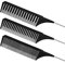 3Pcs Highlighting Combs Set Different Sizes Weaving Hair Combs Professional Rat Tail Combs Teasing Combs for Women Men Hair Styling Hair Salon