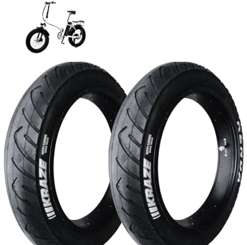 2 COPERTONI KENDA KRAZE 20 x 4.0 1/4 (97-406) PNEUMATICI STRADALI GOMME BICICLETTA FAT E-BIKE BICI ELETTRICA