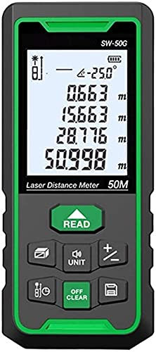 XCC Télémètre laser 50 m 70 m 100 m instrument de mesure de pièce écran LCD numérique roulette mètre ruban (taille : 50 m)