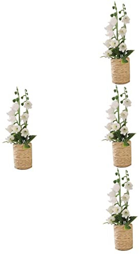 Toyvian Blumengeschäft 4 Stück Hyazinthe Grüne Pflanze Miniaturornamente Topfpflanzen Mini-topfpflanze Pflanzentöpfe Töpfe Für Pflanzen Topf Für Pflanzen Plastik Ob11 Puppenhaus Gefälschter Blumentopf