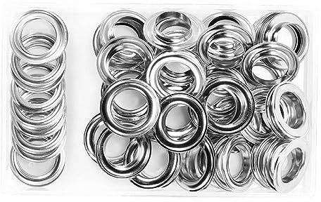 20 Mm Ösenstanzer Set Großes Planen Ösen Set Silbernes Metall Ösen Ösen Set Für Vorhänge Segeltuchstoff Kleidung Metall Ösen Öse