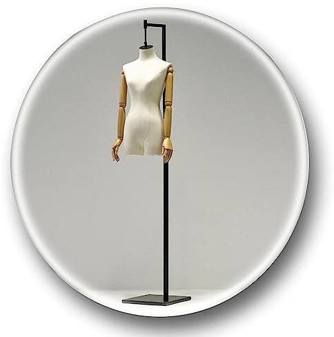 schneiderpuppe Weiblich Männlich Schaufensterpuppe Schneiderpuppe Damenbüste, Hängende Art Abnehmbar Frauen Mann Schneiderbüste Für Bekleidungsanzeige, Höhe Verstellbar 47-71 for Clothing Shop Dress