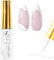 White Nail Polish - 12ml Gel Liner Nail Art Polish - Soak Off French Tip Manicure UV/LED Gel Polish Pen for Painting Drawing Swirl Nails Home DIY