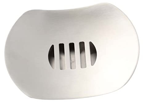PRETYZOOM Stainless Steel Soap Dish Double Layer Shower Soap Holder Flying Saucer Design