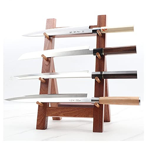 Support de bloc de couteaux à 4 couches-support de couteau à Steak Extra large pour Sushi Sashimi pour organiser et afficher vos couteaux préférés