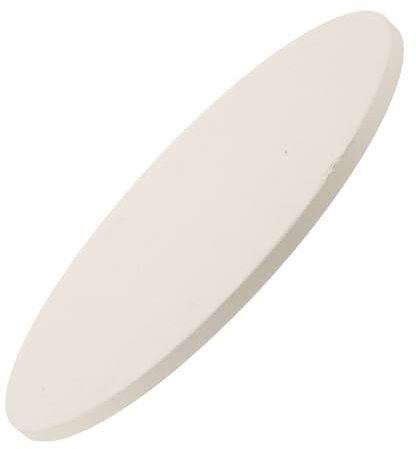 VOSAREA Piastra Refrattaria Rotonda in Cordierite per Pizza da Forno e Barbecue, Distribuzione Uniforme del Calore per Cottura Ottimale in Cucina