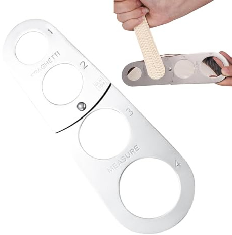 ETUCYNG Misuratore di spaghetti in acciaio inossidabile, misuratore di spaghetti,Strumento di misurazione degli spaghetti di pasta da cucina - Strumento di cottura degli spaghetti, misurazione rapida