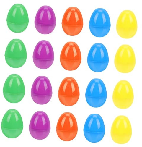 BESPORTBLE 40pcs Cartoon Easter Egg Toys Plastic Easter Eggs for Boys and Girls Party Activity