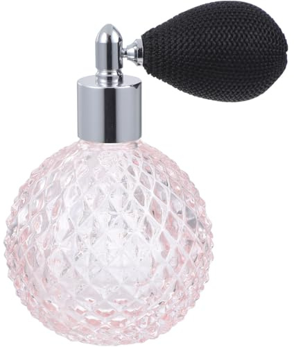DEARMAMY Vintage Parfümflakon Leer Nachfüllbare Glasflasche Mit Sprühzerstäuber Für Parfüm Lotion Und Öl Wiederverwendbar Für Wohnzimmer-Deko Und Vintage-Schlafzimmeraccessoires