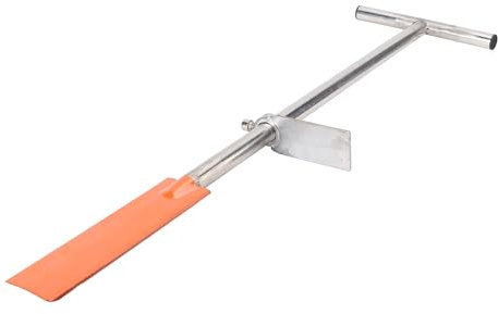 Herramienta de Plantación de Barras de Dibble con Pedal - Pedal de Acero Inoxidable P Spade para Cavar y Trasplante