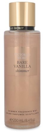 VICTORIA'S SECRET BARE VANILLA SHIMMER Body Mist Spray 250 ml