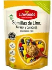 Mix de Semillas Molidas (Lino, Calabaza y Girasol) – Pack de 2 Unidades (200g c/u) – Superalimento Rico en Omega 3, Magnesio y Zinc – Ideal para Ensaladas, Yogur y Batidos – 400g Total