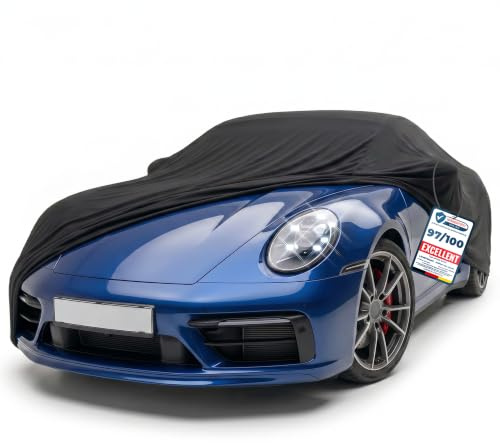 LIONSTRONG® Housse Voiture Intérieur [Tissu Haut QUALITÈ 220 G/M²] - M