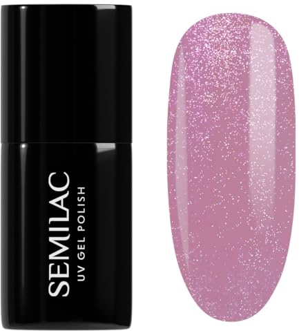 Semilac UV Nagellack Hybrid 319 Shimmer Dust Pink 7ml