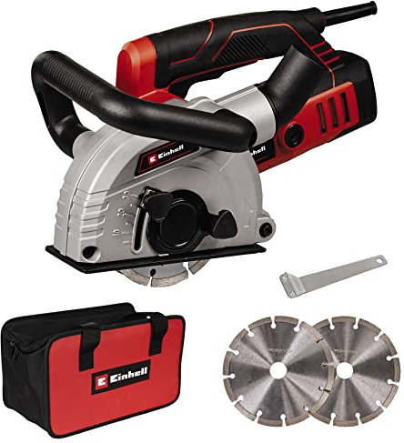 Einhell Rozadora TE-MA 1500 (1500 W, ajuste de profundidad de fresado continuo, ajuste de anchura de corte flexible, arranque suave, incl. bolsa + 2 discos de corte de diamante)