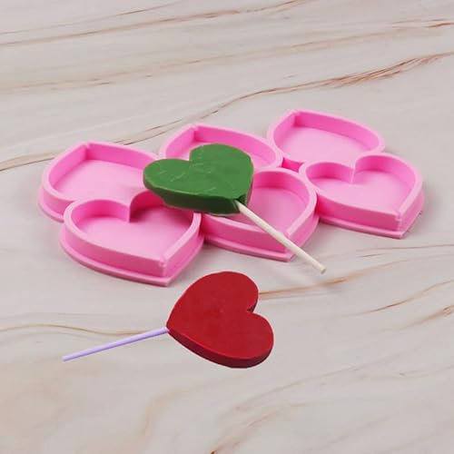 meine Moule en silicone en forme de cœur pour sucettes en silicone