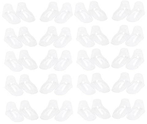 Garneck 100 Piezas De Plástico Molde De Pie Árbol De Zapatos Calcetines De Zapatos De Bebé Bebé Maniquí Calcetines De Bebé Zapatos De Niño Zapatos De Bebé Sostenedor De La Exhibición del