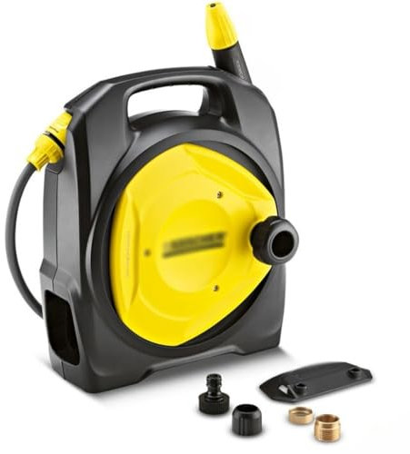 Carrello Avvolgitubo Carrello Avvolgitubo Piccolo E Portatile, Carrello Porta Tubo dell'Acqua, Raccoglitori per Tubi da Giardino, Carrello A Muro per Tubo, Facile da Usare