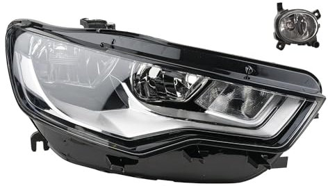 Johns, Scheinwerfer Halogen passend für Audi A6 4G 04/2011-08/2014 H7 H15 Re. + Nebel.